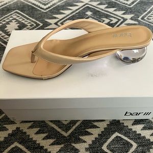 NEW Bar III Corteta Thong Ball Heel Sandal Size 11